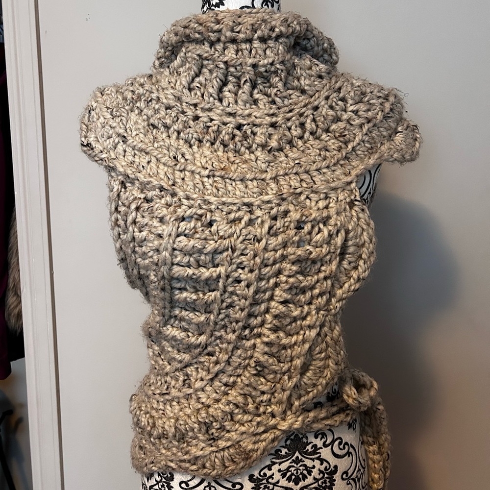 Handmade wool cowl